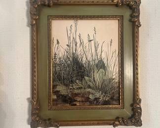 Beautiful print in ornate frame