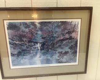 Michael Sloan signed print “ Smoky Mountain Springtime”