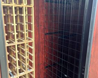 Inside of wine cooler