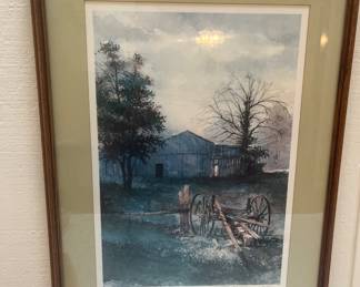 Michael Sloan signed, print “Last Light”