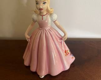 Cute, vintage porcelain girl