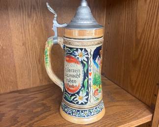German beer stein