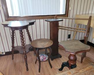 Plant stands, quilt stand