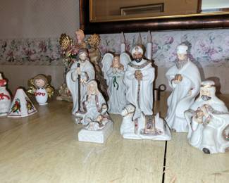 Nativity set.