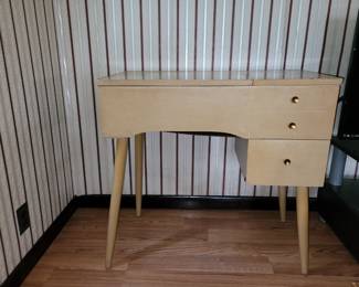 Sewing Machine and cabinet folded