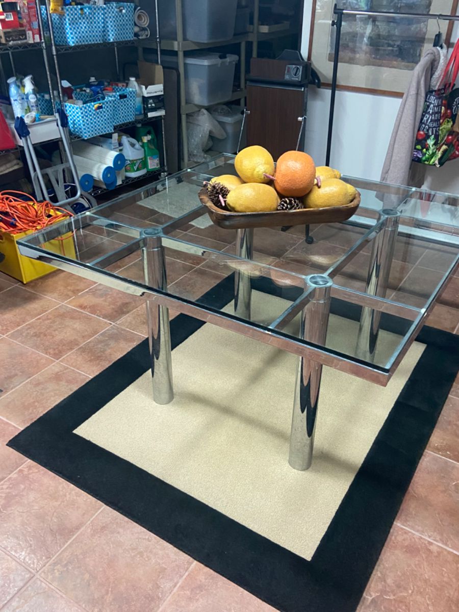 Tobia Scarpa For Knoll "Andre Table" Measures 45" x 45"