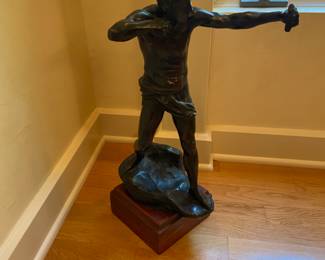 Sculpture Dated 1901 by Paul Ludwig Kowalczewski, Bronze