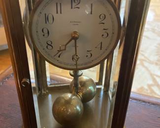 Brass Tiffany Mantle Clock