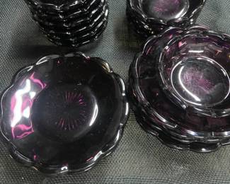 Black Amethyst Parfait Dishes