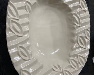 Large Handmade Glazed Serving Dish