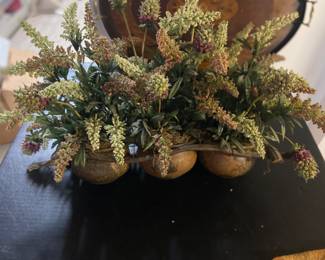 Centerpiece, rustic ceramic vessel