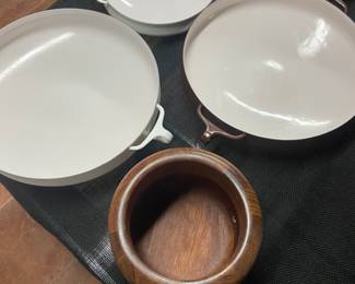 Dansk Enamel and Dansk Wooden Bowls