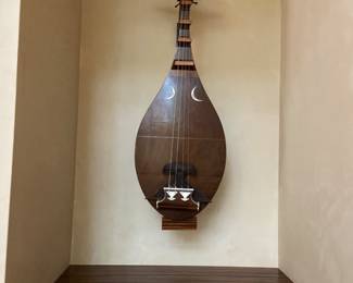 Japanese Biwa Musical Instrument, 4 string