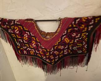 Vintage handwoven Neck Shawl
