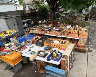 Lamp Parts & More - - please note some of the items in this picture may have been sold last weekend.