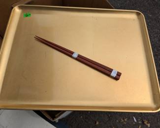 Trays chopsticks