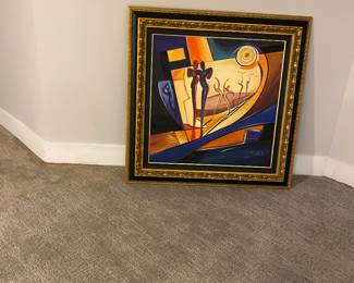 Alfred Gockel original oil painting. $1500. Text or Call 312-998-1677 to schedule an appointment. 