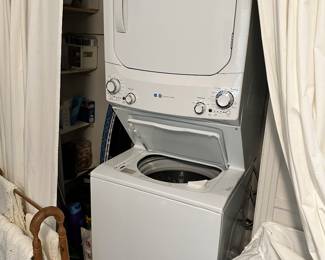 Stackable GE washer and dryer