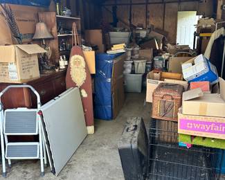 A garage full of treasures to pick through 