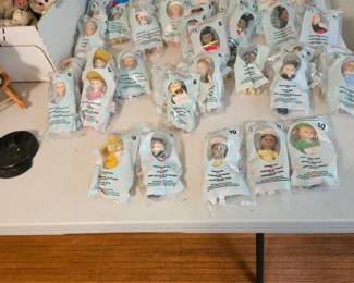Assorted Madam Alexander dolls from McDonalds
