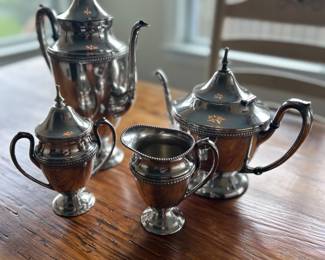 Silver tea and coffee set