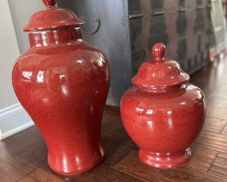 Large ginger jars