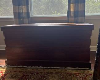 Large antique chest. Beautiful patina.