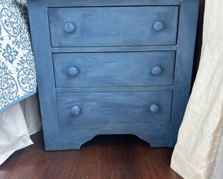 Chalk paint painted nightstand (2 available).