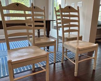 Solid wood kitchen chairs