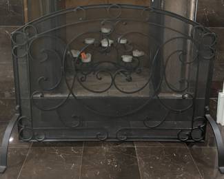 Fireplace screen