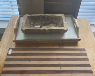 Wooden trays
