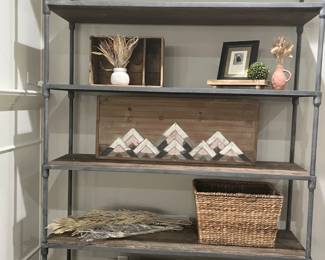 Restoration Hardware storage shelf