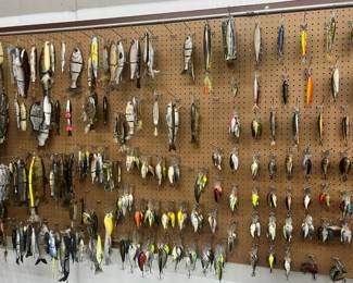 Section 1 , hand made, spinner and crank bait