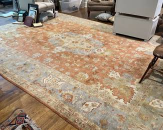 Large vintage oriental rug