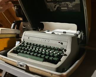 Vintage typewriter