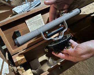 Vintage survey equipment