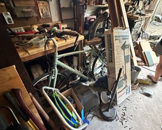 Garage full of tools