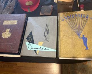 Vintage, Tennessee and Vanderbilt yearbooks