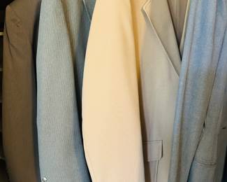 Vintage mens suits.