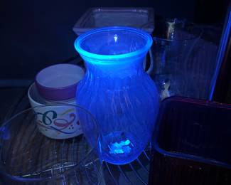 Glowing glass