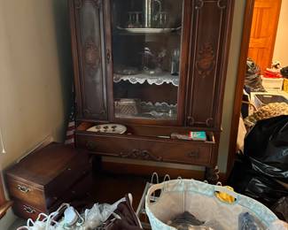 Vintage China Cabinet, Flatware