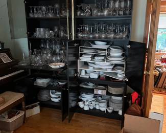White Dishes, Stemware