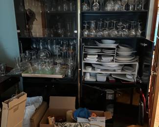 White Dishes, Stemware