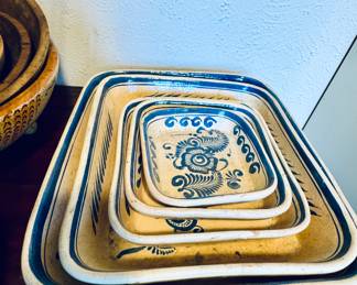 5 Piece Tonala hand painted set