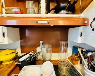 Cutting boards, dishes