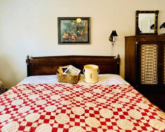 King headboard and matching dresser