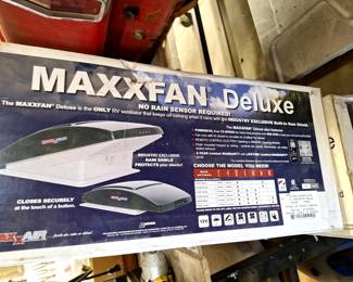 2 Maxxfan Deluxe RV ventilators, New In box 7500K