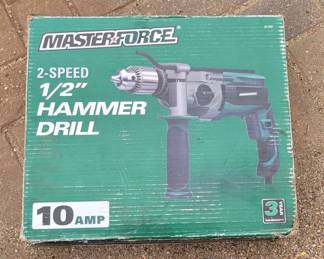 Mastercraft 1 2 Hammer drill Makita 6228 DWE drill assorted other tools