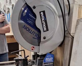 Evolution Heavy Duty Metal cutting Mitre Chop saw