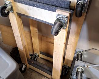Dollies, carts, and Sawhorse Jobsite Tables